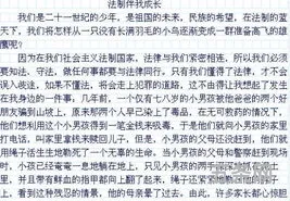 法制讲座听后感800字作文(法治讲座心得体会作文800字)