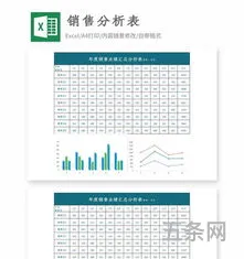 如何做数据分析表模板图片(年度销售数据分析表)