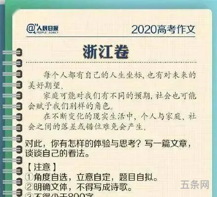 2010到2020高考满分作文(高考近年来的满分作文)