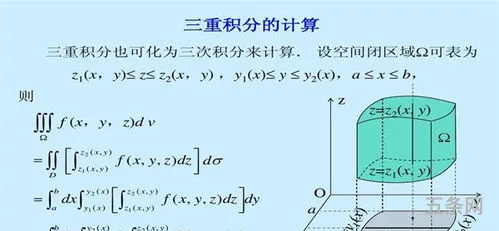 一重积分二重积分三重积分(一重积分是面积,二重积分是什么)