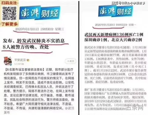 武汉八名谣言发布者(武汉不明肺炎8名造谣者)