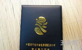 色彩设计师证书图片(平面设计师资格证图片)