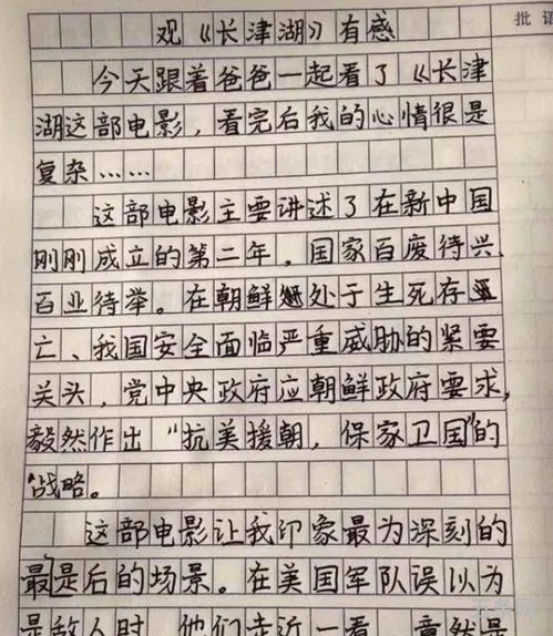 长津湖观后感受100字(*长津湖观后感)