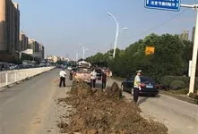 渣土车抛洒大量泥土怎么处理(关于渣土车污染路面)