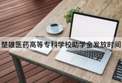 楚雄医药高等专科学校助学金发放时间