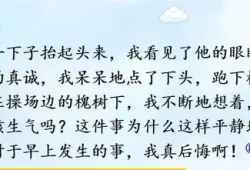 人间真情优秀作文400字(让真情自然流露作文300字)